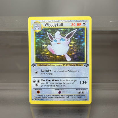 Cartas Pokémon de 1996 da 1ª Edição Base Set, Cartas Flash Únicas, Charizard Brilhante, Lugia, Wigglytuff, Cartas Colecionáveis, Cartas Proxy PTCG