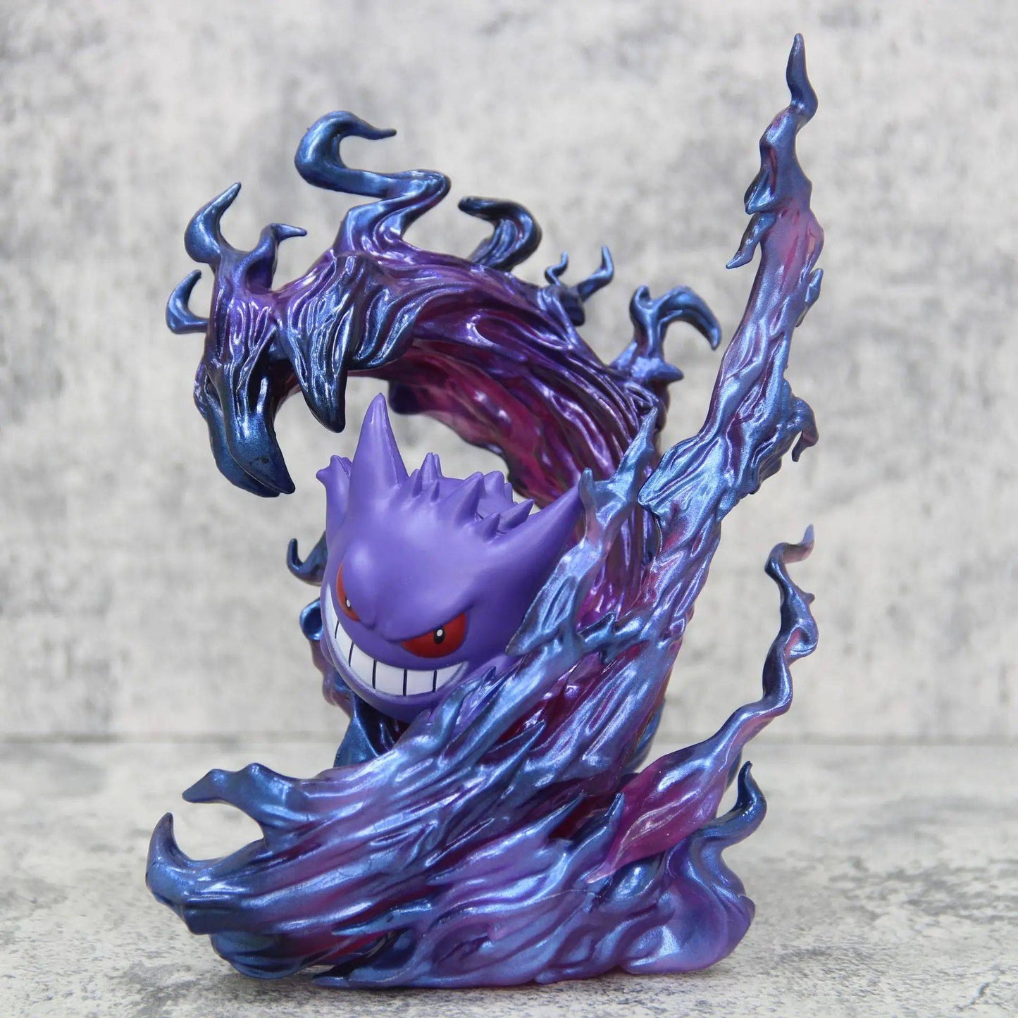 Estatueta de Pokémon Gengar de 18cm, Modelo de Ação de Anime, Estátua Colecionável para Exibição, Presente de Halloween, Natal e Aniversário