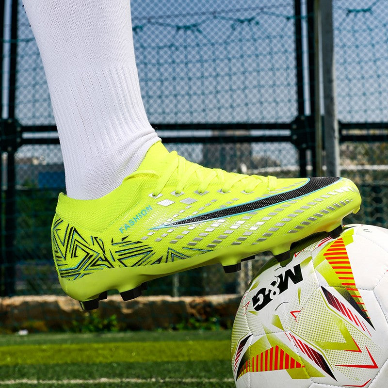 New Men Football Boots Futsal High-quality Mid-top Soccer Shoes Match Non-Slip Cleats Sneakers Indoor Hot-selling FG/TF