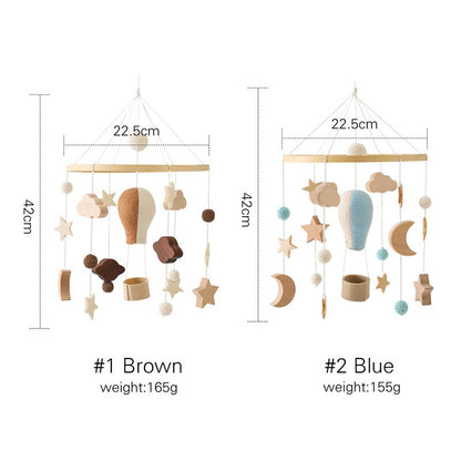 Baby Wooden Bracket Bed Bell 0 6 Months Toy Bracket Accessories Hanging Bracket Soft Mobile On the Bed Baby Room Decoration Crib
