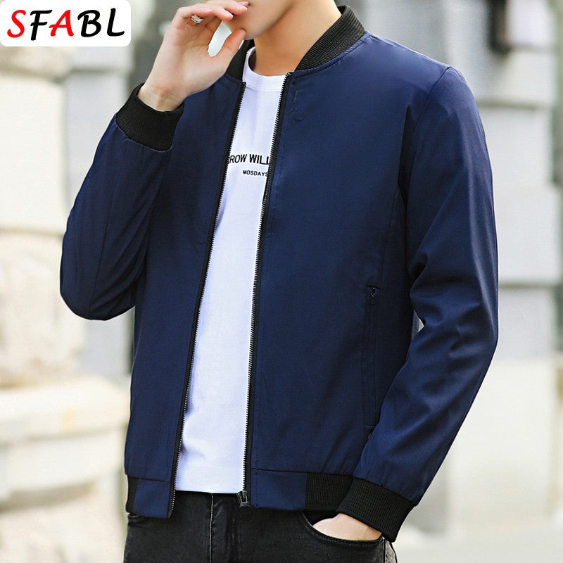 Newest Spring Jacket Men Casual Jacket Zipper Pocket Bomber Jacket Men's Jackets Slim Fit Luxury Baseball Coats L-3XL Outerwear