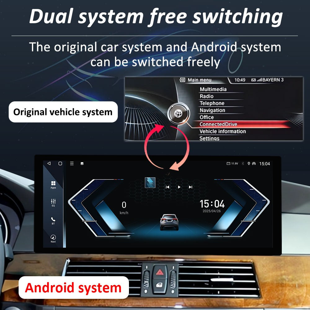 para BMW X5 F15 X6 F16 2014 - 2018 Sistema NBT/EVO Rádio Multimídia para Carro Android 15 GPS Navegação 4G BT Carplay Auto Ferramentas