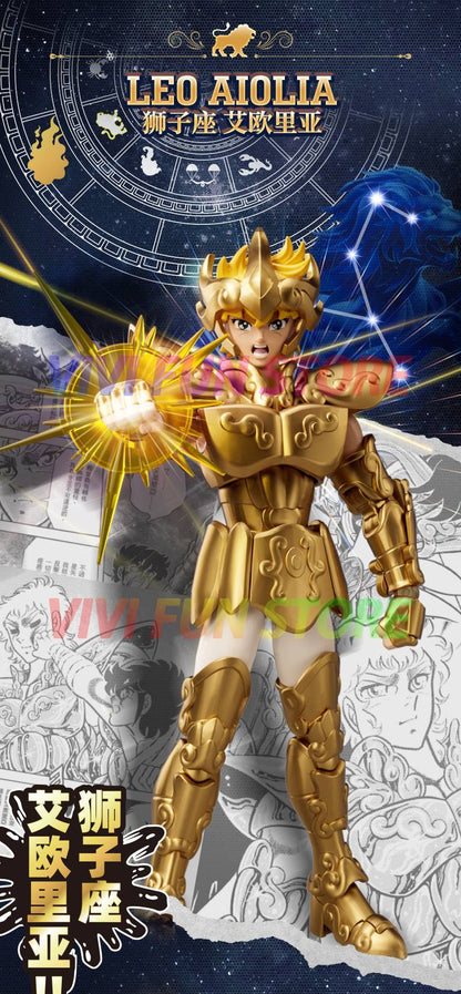Em estoque Original Saint Seiya CLÁSSICO CLÁSSICO Gold Saint Shiryu Máscara da Morte Shura Ouro Câncer Capricórnio Modelo Montado Brinquedos