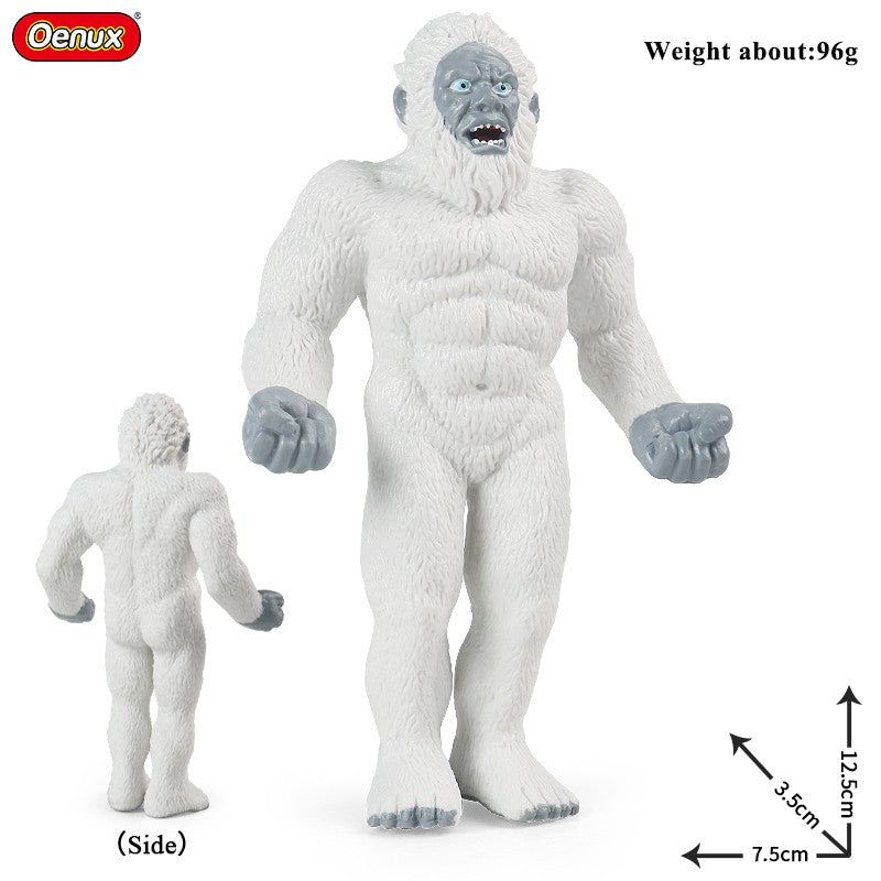 Oenux Simulação Dinossauro Dragão Tartarugas Touro de Fogo Orangotango Golem de Magma Modelo Animal Figuras de Ação Coleção de PVC Brinquedo Infantil Presente