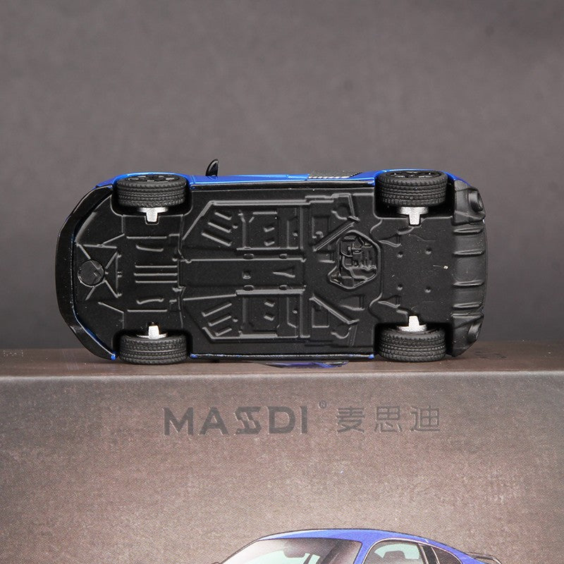 Massdi 1:64 Audi R8 V10 Coupe Performance 2022 Carro Modelo Liga Miniatura Supercarro Veículo Diecast Brinquedo