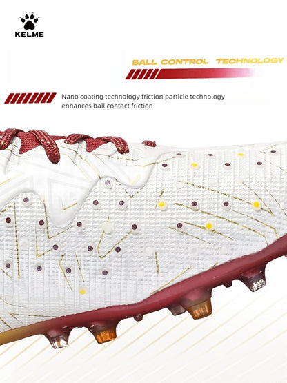 KELME Adult football boots Men's Disease Electric 3.0 Short Spikes Soccer shoes Children's MG Professional Match Training Shoes