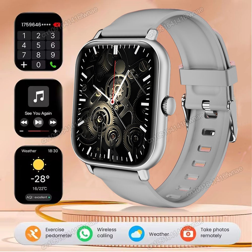 Smart Watch For Android IOS Watches 2.01inch HD Display Bluetooth Call Message Alert Music Sports Mode Smartwatch Men Women Gift