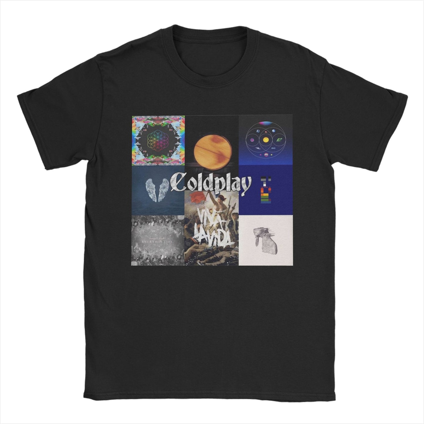 Cold-playED  Graphic Printing T Shirt Men Women 2025 Tour  100%   Tee Shirt Clothes