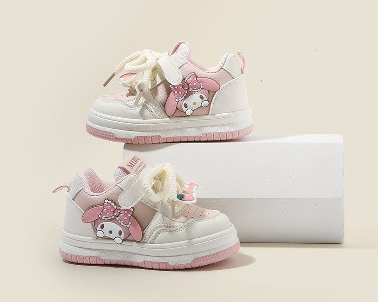 2025 Children's Casual Shoes Girls Comfortable Board Shoes Breathable Non Slip Running Shoes Sneakers