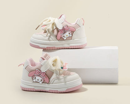 2025 Children's Casual Shoes Girls Comfortable Board Shoes Breathable Non Slip Running Shoes Sneakers