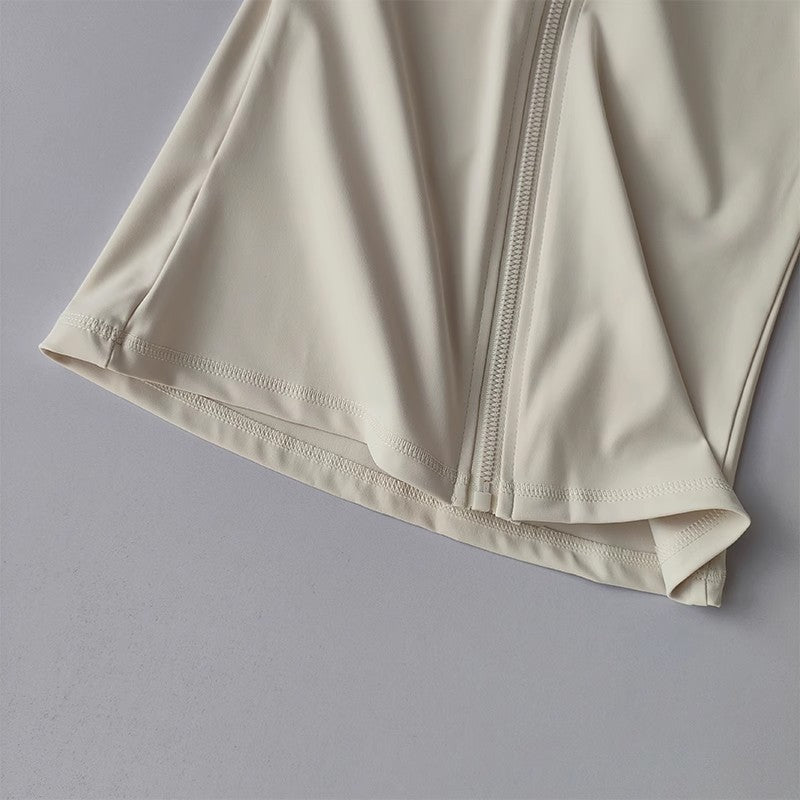 Women's Quick-Drying Long Sleeve Sports Jacket Running Training Fitness Top Gym Workout Sweatshirt - Casual Sports Coat