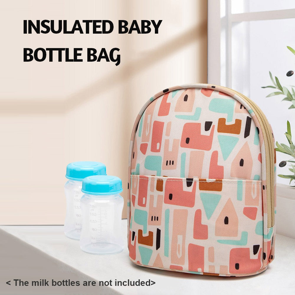 Breastmilk Cooler Bag Insulated Baby Bottle Bag Waterproof Baby Bottle Tote Bag Nursing Travel Bag 3 Layers Insulation