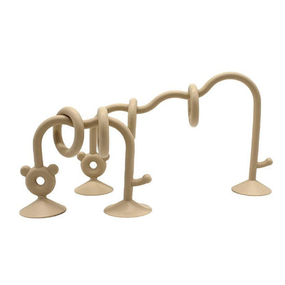 Silicone children's silicone tabletop toys, bead wrapped baby early education puzzle game toys