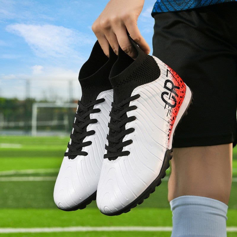 Professional Mens Soccer Shoes Women Football Boots Studded Society Turf Cleats Adults TF/FG Training High-Quality Sneakers