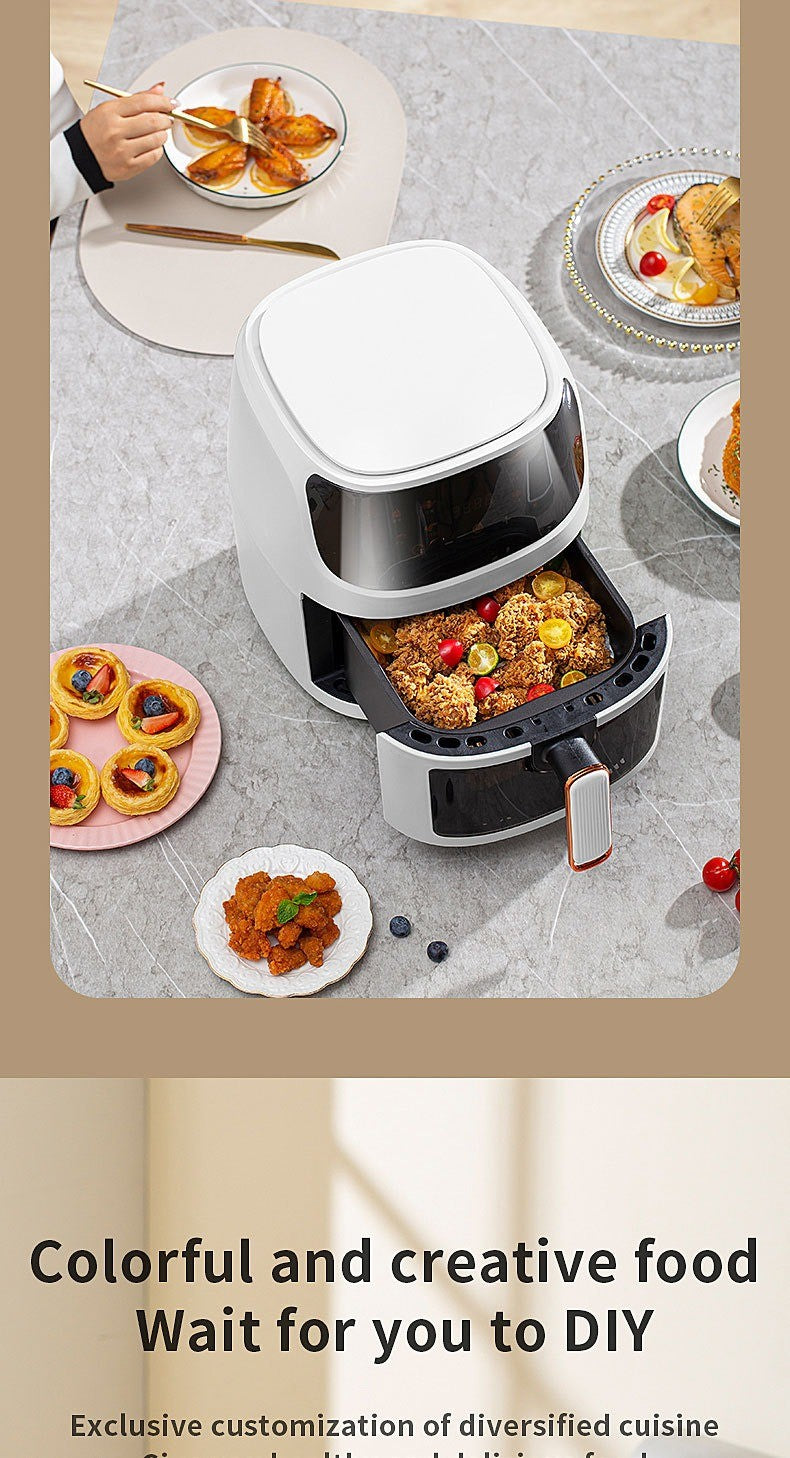 Fritadeira Elétrica 8L Inteligente para Uso Doméstico Cozinha Pizza Cooker Sem Óleo Forno Torradeira Fabricante Atacado 110/220V