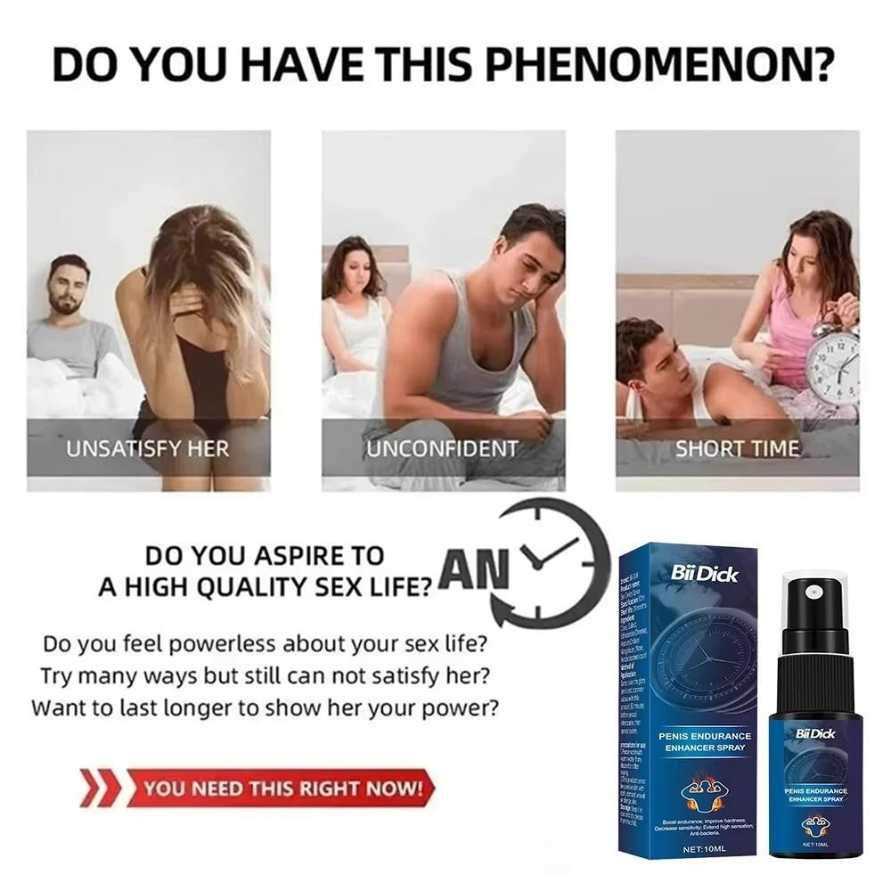 Men's delay time spray without side effects