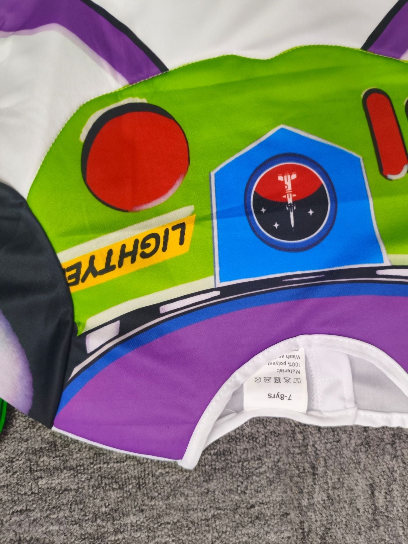 Kids Space Themed Jumpsuit Boys Color Block Printed Long Sleeve Casual Romper