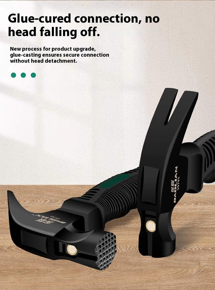 Martelo Multifuncional Mini Ferramenta de Carpintaria e Equipamento 160 Mm Leve Portátil Punho de Janela Ramshorn para Engenharia