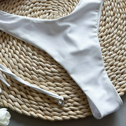 2025 New Sexy Bikini Tube Top Split Women's Swimwear