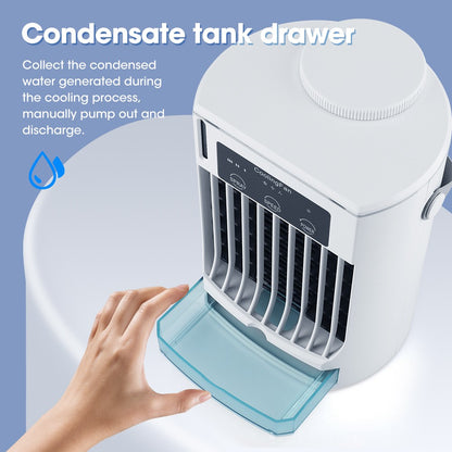 Mini Ar Condicionado Climatizador Ventilador Portátil a Água Ventilador de Ar Condicionado Móvel Para Escritório, Quarto, Carros