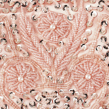 Women Clutch Bags Embroidered Sequins Beaded Chain Shoulder Bag Wedding Party  Banquet Handbag Women Solid Retro Small Totes