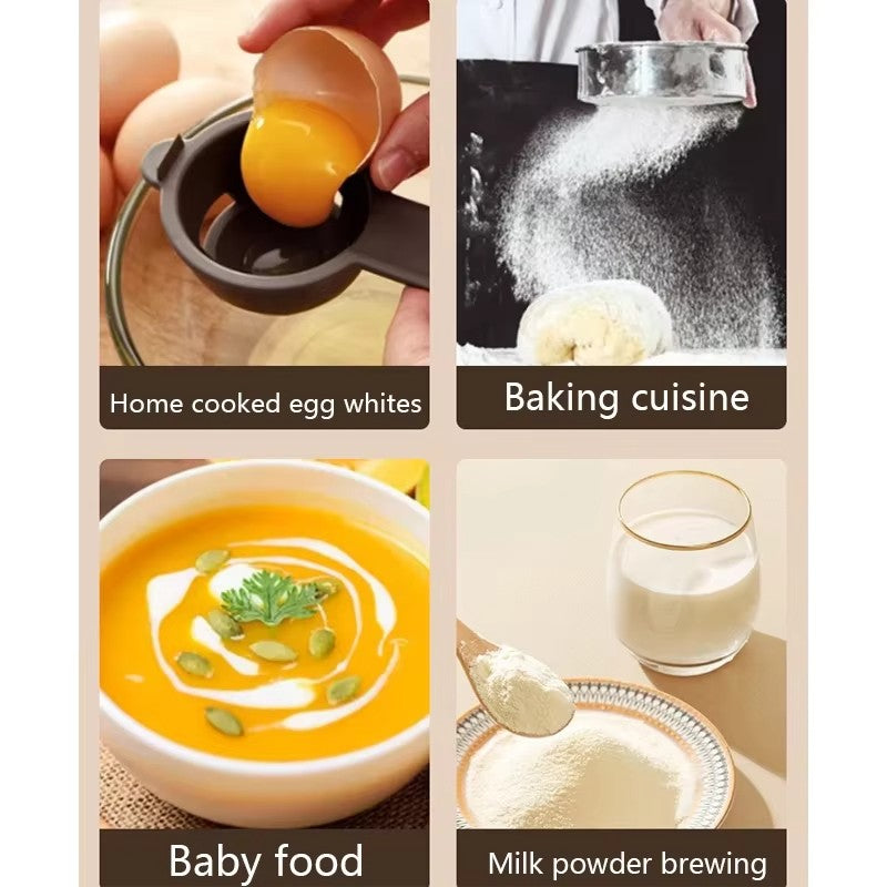 Electric milk frother charging portable egg beater beverage coffee machine handheld 3-speed jam cream machine kitchen blender
