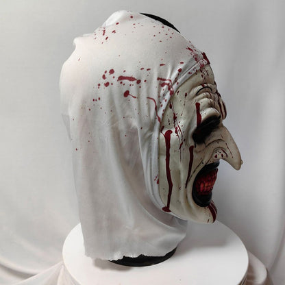 Cosplay Ghost Broken Soul Bloody Clown Scary Terrifier 3 Halloween Mask Funny Tooth Nose Full Face Head Cover Party Costume Prop