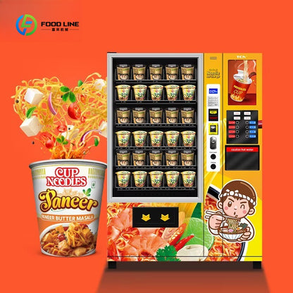 Vending Machine New Style Instant Ramen and Cup Noodle Vending.Machine With Hot Water