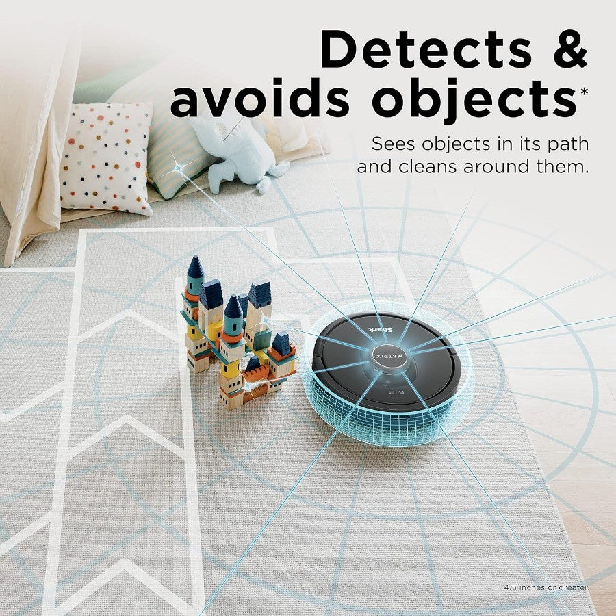 RRV2310 Matrix Robot Vacuum para Carpetes e Pisos Duros com Escova Autolimpante e Mapeamento de Precisão Recondicionado Certificado Adva