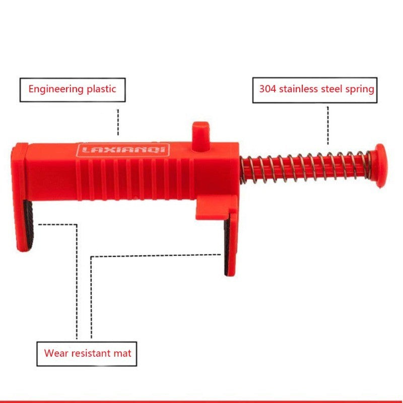 Conjunto de 2 peças, marcador de linha de junta de tijolos de tijolo vermelho, ferramenta de linha de braçadeira de revestimento de tijolo, ferramenta de tijolo extrator de arame, extrator de linha de tijolo de construção
