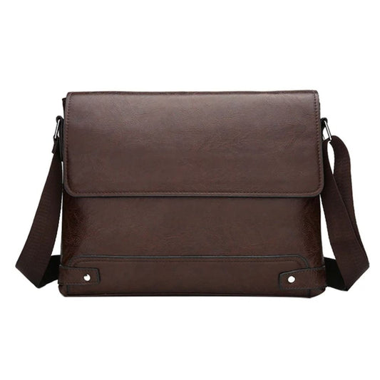Briefcase For Men PU Leather Tote Boston Commuting Laptop Shoulder Executive Business Work Messenger Crossbody Side Designer Bag