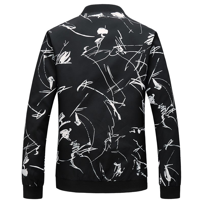 Spring, Autumn and Seasonal Boys' Floral Jacket, Large Size Urban Casual Coat Multi-color Available