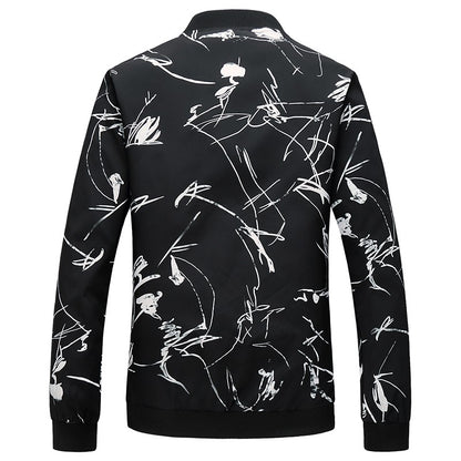 Spring, Autumn and Seasonal Boys' Floral Jacket, Large Size Urban Casual Coat Multi-color Available