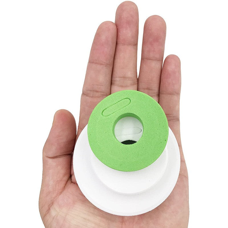 5/10pcs Fishing Foam Bobbin Diameter 4.5/5.8/6.8/10cm EVA Foam Spool Fishing Winding Board Mixed Color Fishing Line Winding Coil
