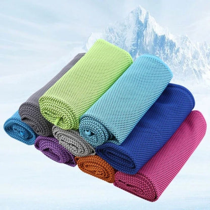 Mini Quick Dry Fitness Cool Towel With Towel Silicone Bag Microfiber Sports Quick Dry Cool Towel Portable Quick Drying Towel