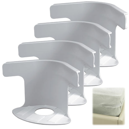 4Pcs Invisible Bedsheet Corner Tightener Clips Multifunctional Bed Sheet and Bed Cover Grippers Non-Slip Quilt Cover Fixed Clips