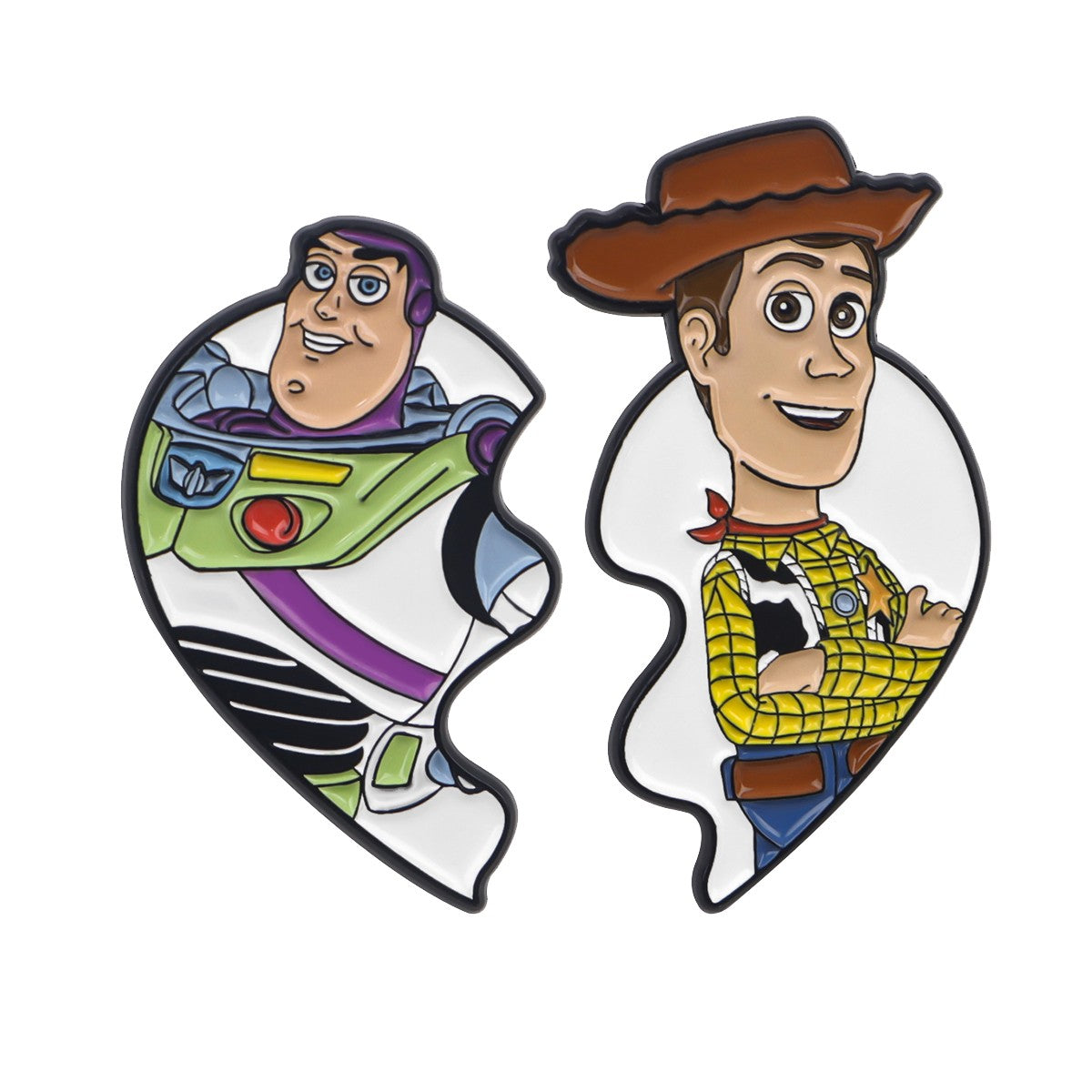 1-6 unidades/conjunto Figuras de Brinquedo de Animação Mista Broches Esmaltados Alfinetes de Lapela de Desenhos Animados Emblema em Mochilas Acessórios de Roupa Presentes