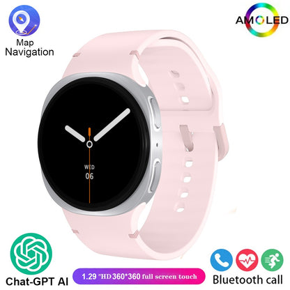 2026 Relógio Smartwatch GPS para Homens Mulheres Esporte Monitor Cardíaco Chamada Bluetooth NFC IP68 À Prova D'água Bússola Smartwatch 8 Mini