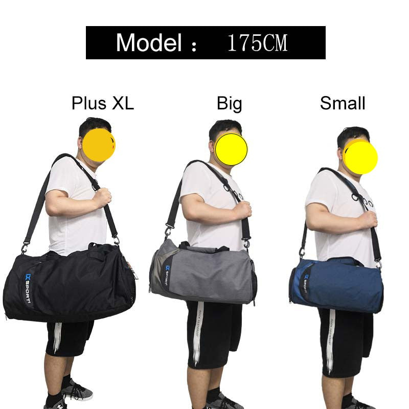 Bolsa de Ginástica Masculina Seca e Molhada para Yoga Feminina Treino Mala de Viagem Sacola de Esporte Ao Ar Livre Natação Sapatos Femininos Fitness Bolsa de Ombro de Fim de Semana