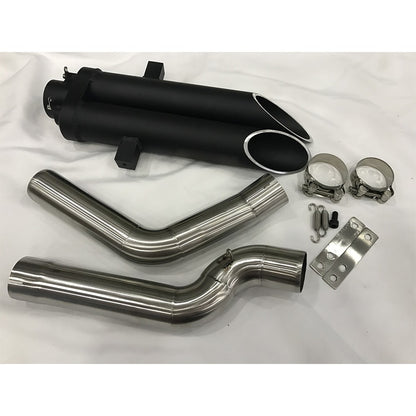 For Honda CBR1000RR 2004-2007 05 Exhaust System Black Muffler Tips Mid Link Pipe Exhausts Pipes
