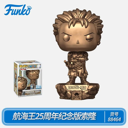 Série de 25º Aniversário de One Piece, Boneco de Ação Usopp Nami, Funko Pop, Personagem de Anime, Modelo de Coleção, Edição Limitada, Presente Original