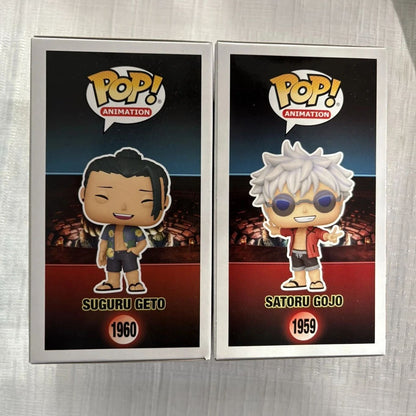 Jujutsu Kaisen Figure Satoru Gojo Suguru Geto Funko Pop Figurine 2025 Anime Expo Summer Day Limited Edition Model Toy Gift