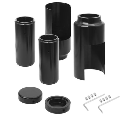 Conjunto de Capas para Bengala de Alumínio CNC Preto para Harley Softail Breakout FXSB 2013-2017 2016