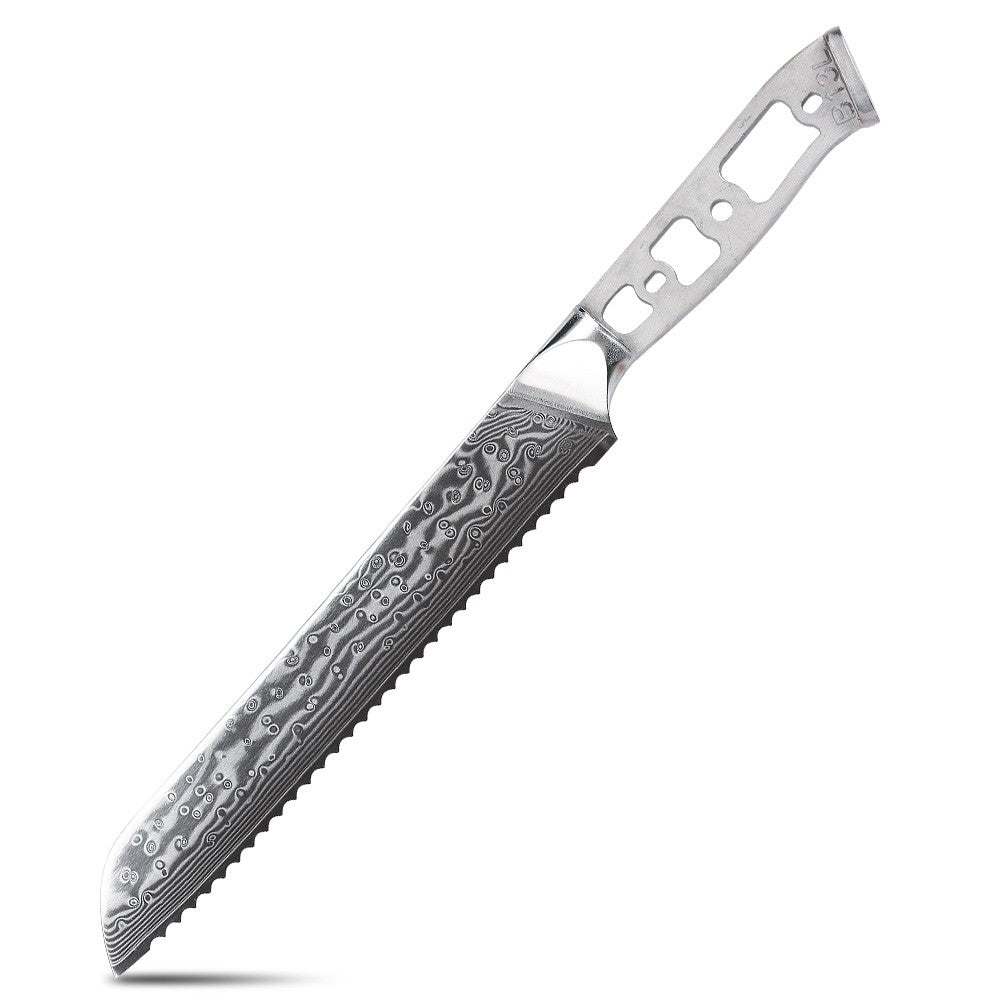 Lâmina Bruta para Facas de Cozinha TURWHO DIY, Aço Damasco 67 Camadas VG10, Faca Japonesa de Chef Santoku Kiritsuke para Fatiar e de Uso Geral