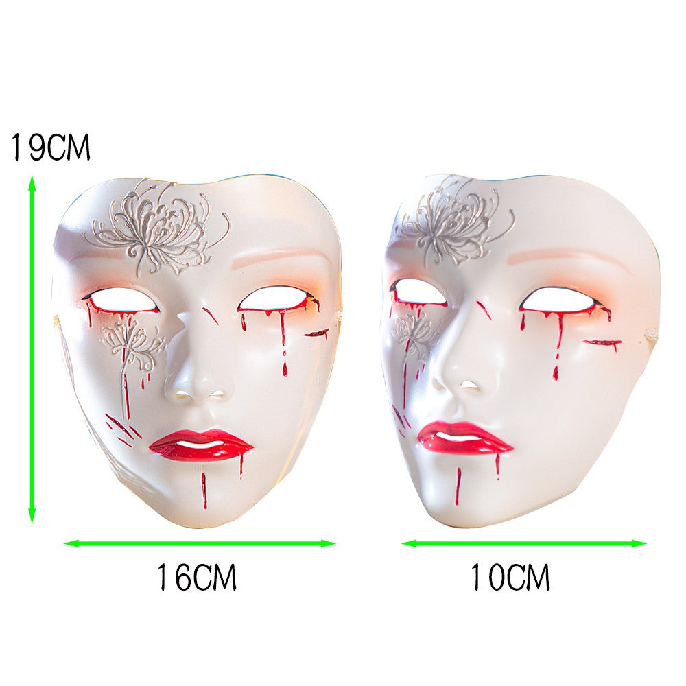 Mask Retro Hand Drawing Fashion Men and Women SameStyle Ancient Style Adult Style Hanfu Props Ball Party Secret Room Accessories