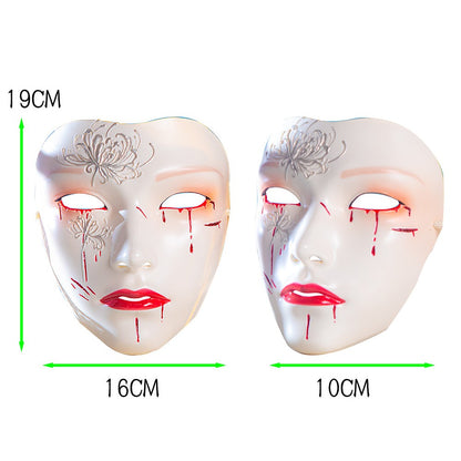 Mask Retro Hand Drawing Fashion Men and Women SameStyle Ancient Style Adult Style Hanfu Props Ball Party Secret Room Accessories
