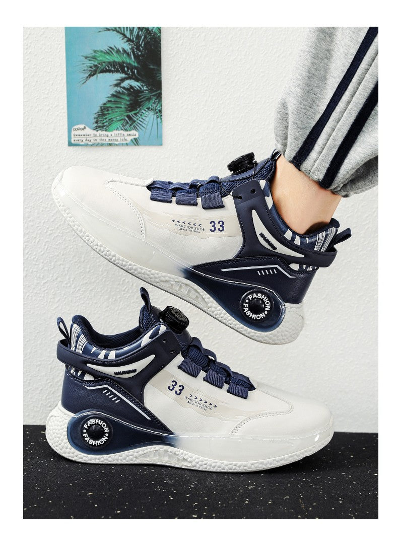 Tênis Masculino com Fivela Rotativa Confortável Antiderrapante Cadarço Durável para Atividades ao Ar Livre