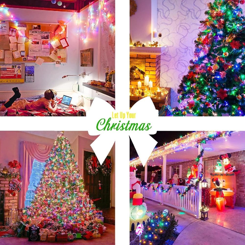 Battery Operated 20/40/80/160Led String Light Christmas Lights for Garland Wedding Party Holiday Decorations