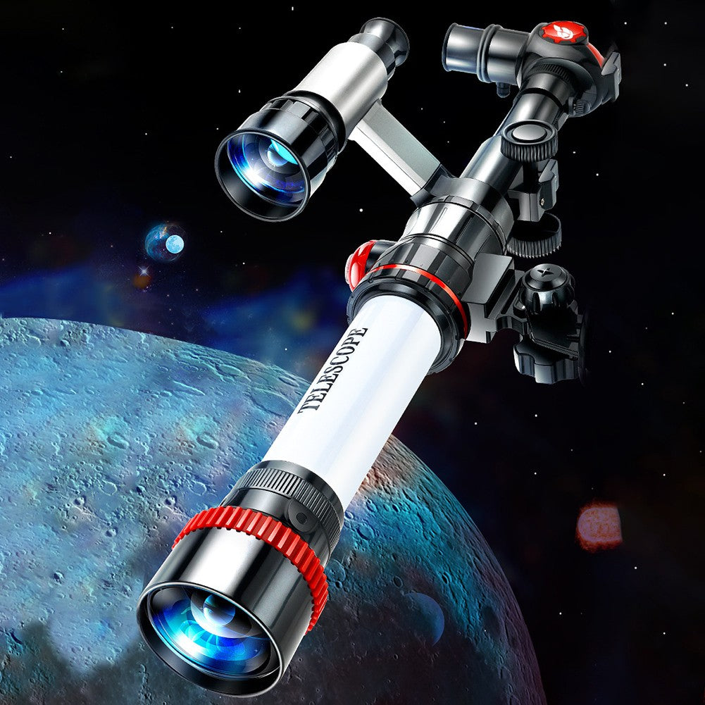Telescópio Profissional Astronômico Infantil Estudantes Observação de Estrelas Monocular Portátil HD Lua Espaço Planeta Observação Presente Infantil