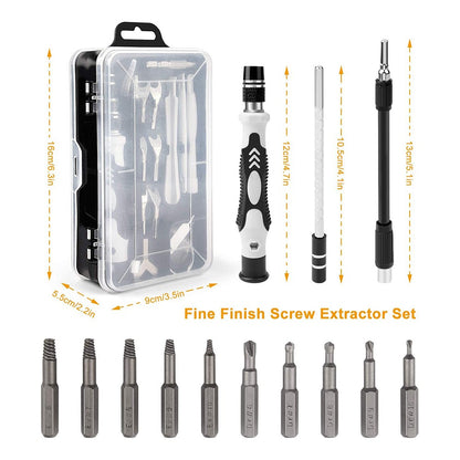 Chave de Precisão 25/115/135/140 em 1 Pontas Magnéticas de Mini Parafusos Porcas Kit de Ferramentas de Reparo Multifuncional DIY Doméstico Profissional